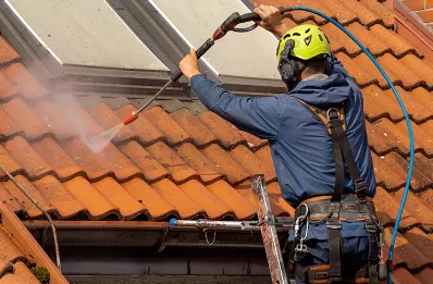 Démoussage et hydrofuge de toiture à Rézentières